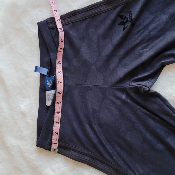 Adidas Dark Blue Camouflage Camo 3 Stripe Black Leggings Small - Picture 10 of 12